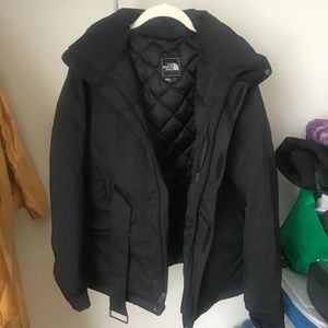 Black North Face Women's Winter Coat